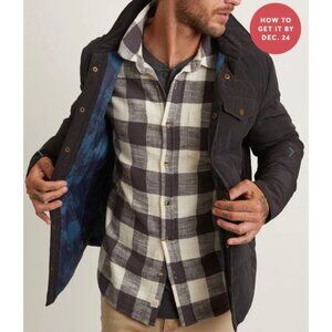 NWOT Marine Layer Men’s Jet Black Puffer Oversized Coat Size Small